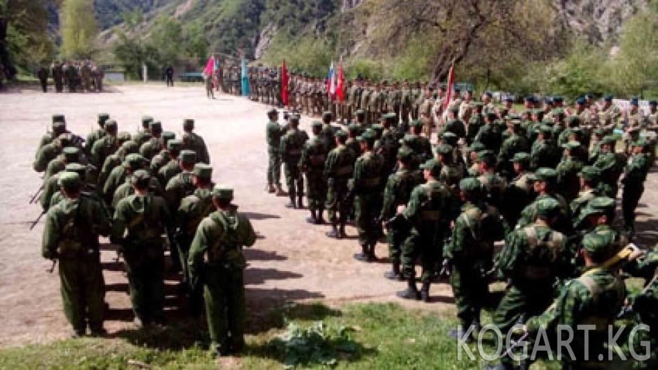 Ляур полигонунда тажик-орус машыгуулары өтүүдө