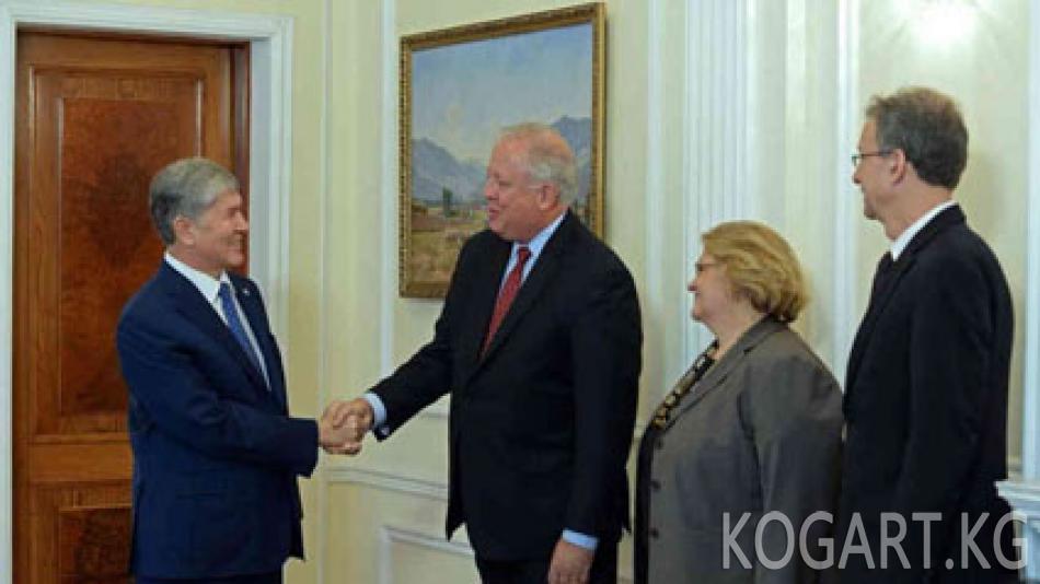 Атамбаев АКШ мамкатчысынын орун басары менен жолукту