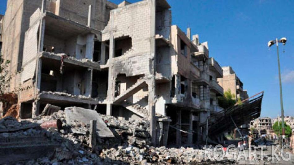 Де Мистура: Хомстогу жардыруу — тынчтык сүйлөшүүлөргө тоскоол жасоо...