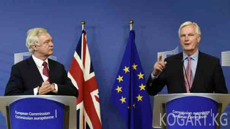 Брюсселде Улуу Британиянын ЕБдан чыгуусу боюнча сүйлөшүүлөр башталды