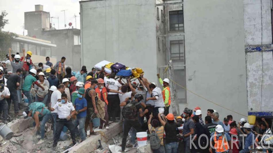 Мексикадагы зилзаладан курман болгондордун саны 200дөн ашты