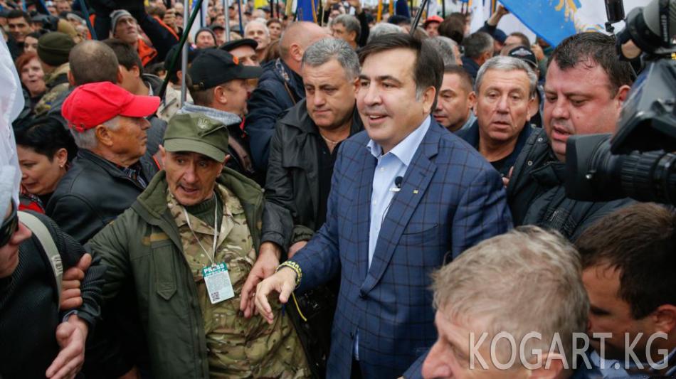 Украина Саакашвилиге качкын макамын берүүдөн баш тартты