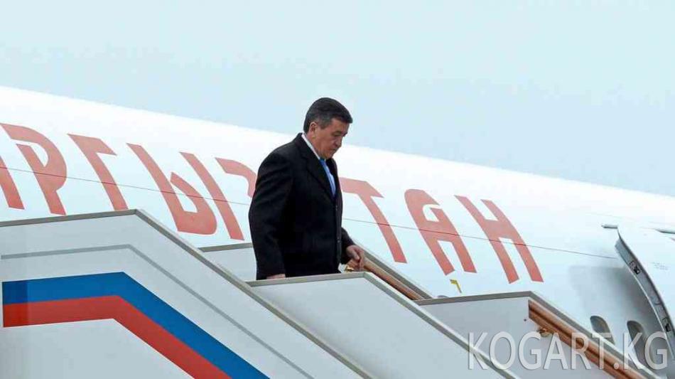 Сооронбай Жээнбеков Өзбекстанга расмий сапар менен барат